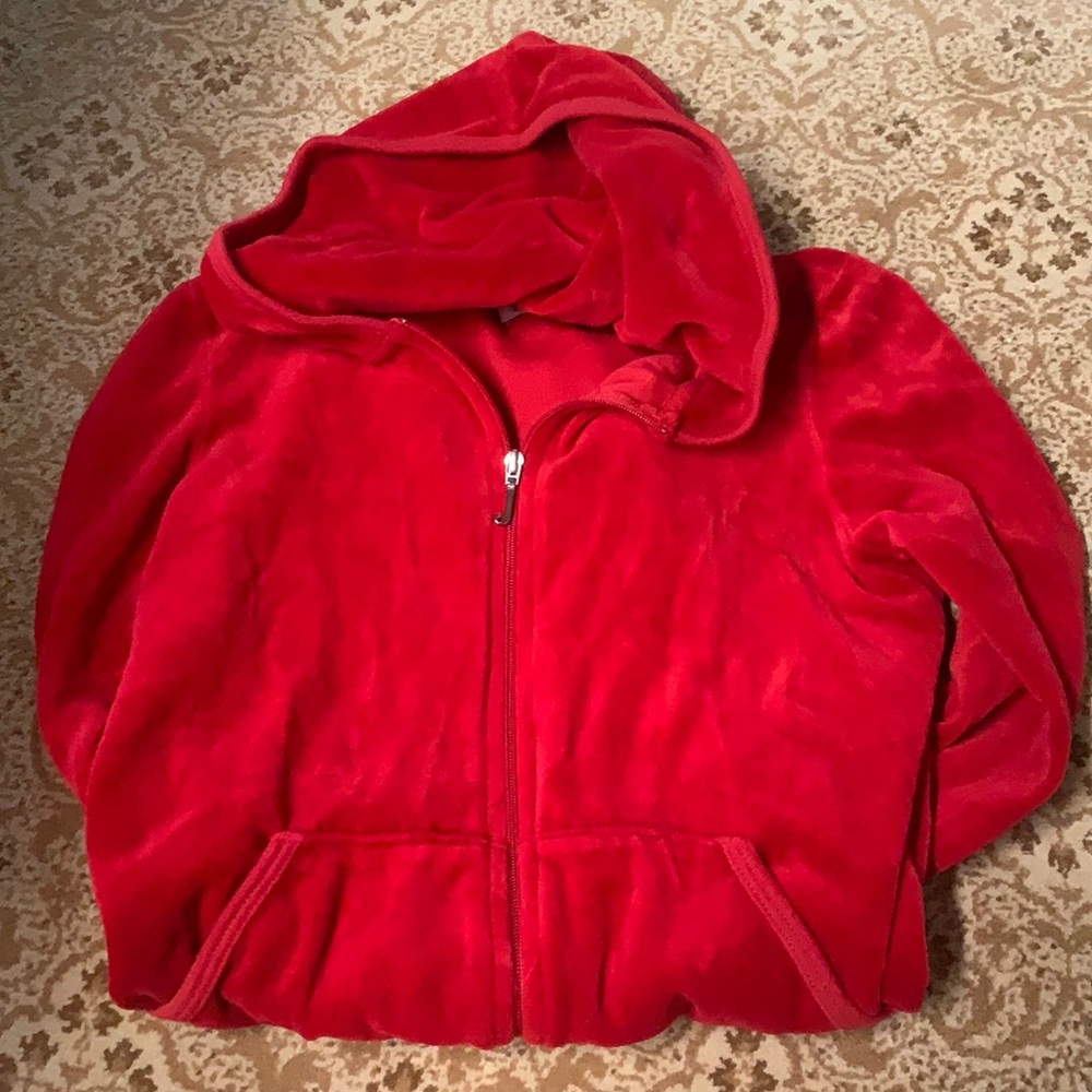Red Zip Up Hoodie